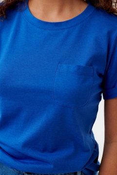 womens royal blue ultimate everyday crew top